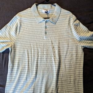 Goodfellow striped polo Large men